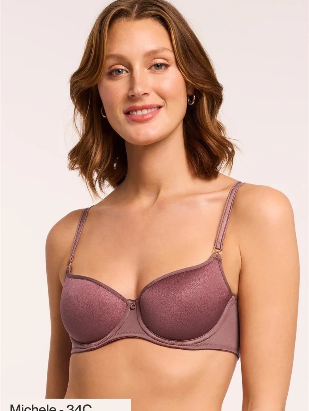 NWT! Montelle Intimates, balconette spacer bra. Size 34 F